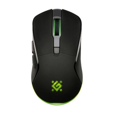 Mysz, myszka  bezprzewodowa Defender DEMON GM-534 optyczna 3200dpi czarna RGB AKUMULATOR 6 przycisków Gaming