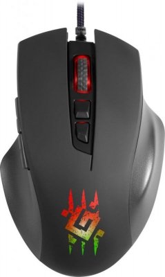 Mysz, myszka  przewodowa Defender WOLVERINE GM-700L 12800dpi 7P Gaming RGB