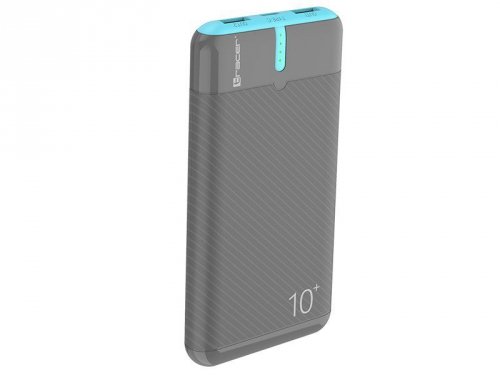 Tracer PowerBank EnerGo 10000mAh szaro-niebieski