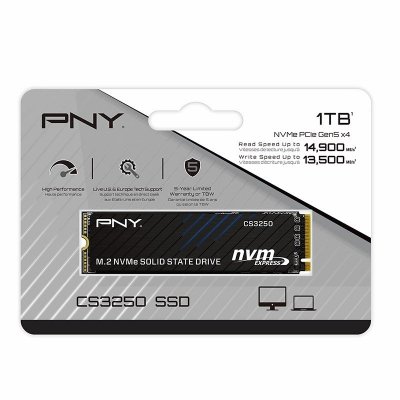 PNY Dysk SSD 1TB M.2 2280 PCi5.0 M280CS3250-1TB-TB