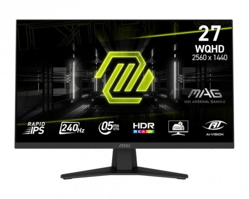 MSI Monitor komputerowy  MAG 274QF X24 27 cali LED/FHD/Flat/240Hz/czarny