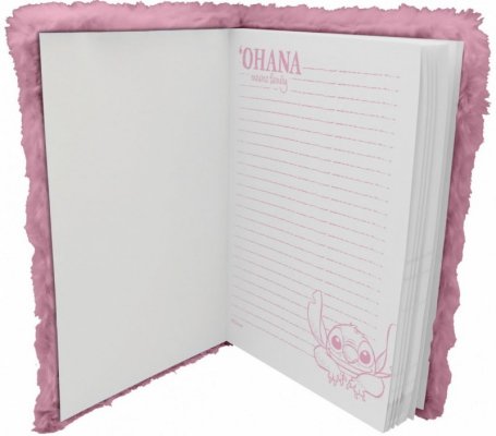 Kids Euroswan Pamiętnik notatnik pluszowy Stitch