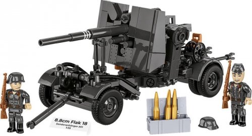 Cobi Klocki Klocki 8.8 cm Flak z wózkiem 360 klocków