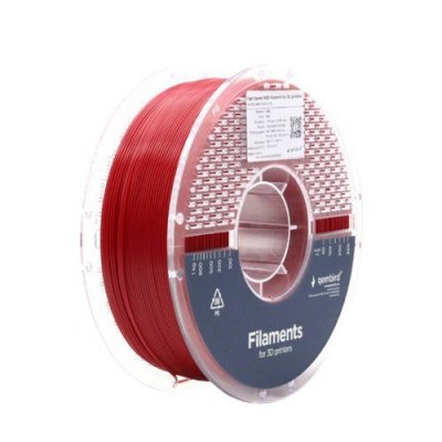 Gembird Filament ABS High Speed, 1,75 mm, 1 kg, czerwony