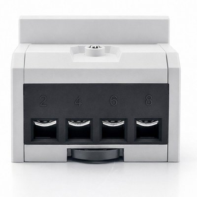 Qoltec Trójfazowy elektroniczny licznik z resetem | miernik zużycia energii na szynę DIN | 400V | 100A | LCD | LED | 4P