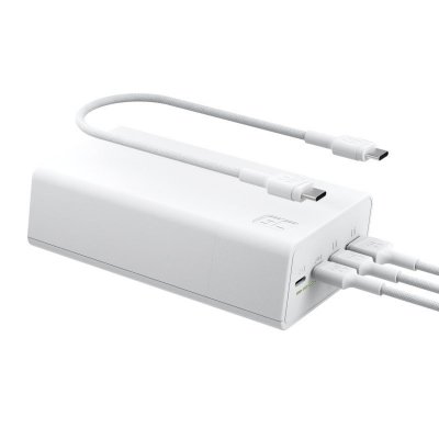 Green Cell Powerbank 30 000mAh, 22.5W, 4 porty, biały