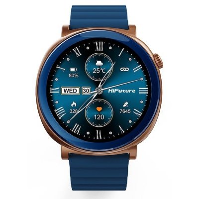 HiFuture Smartwatch Aurora Amoled rozmowy AI niebieski