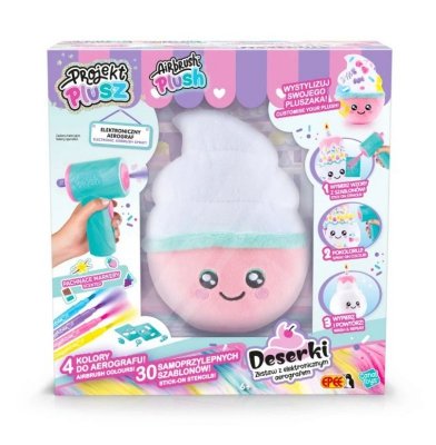 Epee Projekt Plusz Deserki - Kreatywny zestaw z elektronicznym aerografem, Słodka Babeczka