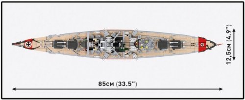 Cobi Klocki Klocki Battleship Bismarck 3204 klocków