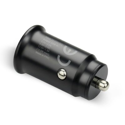 everActive Ładowarka samochodowa CC-15QC QC3.0 18W 1XUSB + kabel USB-C 1m