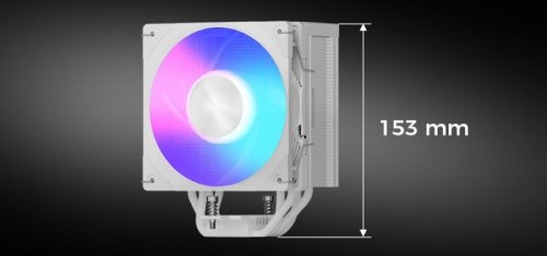 MODECOM Chłodzenie powietrzne Volcano 0C T201 ARGB 120 białe