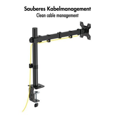 LogiLink Uchwyt do monitora 17 - 32', max 10kg., stalowy