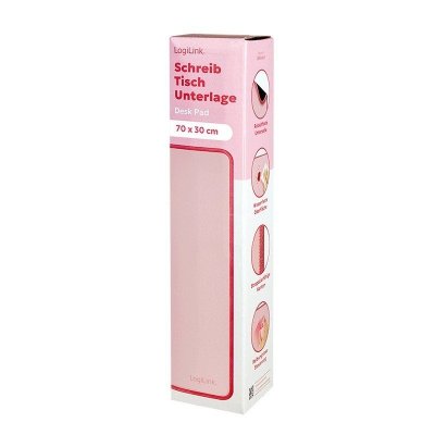 LogiLink Podkładka na klawiaturę i mysz, XXL, różowa