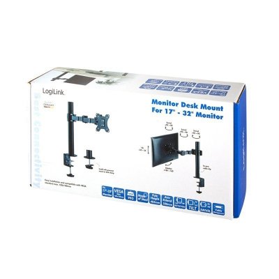 LogiLink Uchwyt do monitora 17-32 cale, stalowy, maks. 12kg