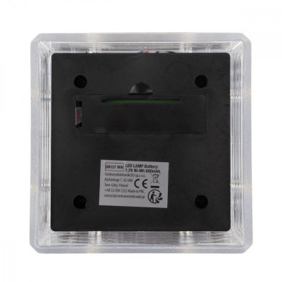 GreenBlue Lampa solarna LED na słupek GB127 WW 80x80mm 3200K