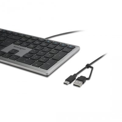 Kensington Klawiatura przewodowa KB515 EQ USB-C/USB-A