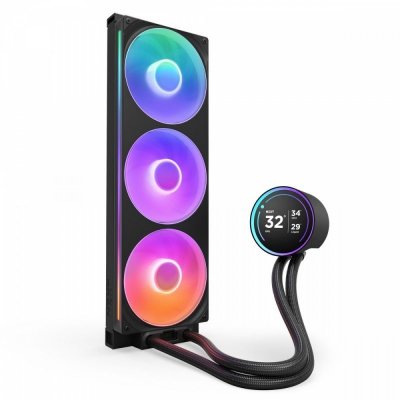 NZXT Chłodzenie wodne Kraken elite 420 RGB LCD czarne