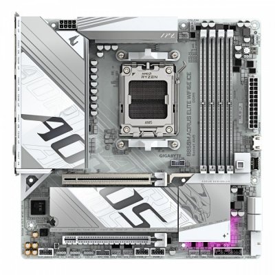 Gigabyte Płyta główna B850M A ELT WF6E ICE HDMI/DP M2 m.ATX