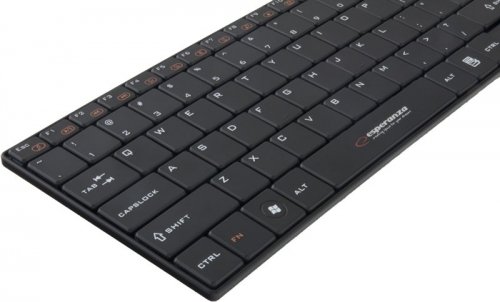 Esperanza ZESTAW BEZPRZEWODOWY KLAWIATURA SLIM + MYSZ 2,4 GHz EK122K       LIBERTY CZARNY