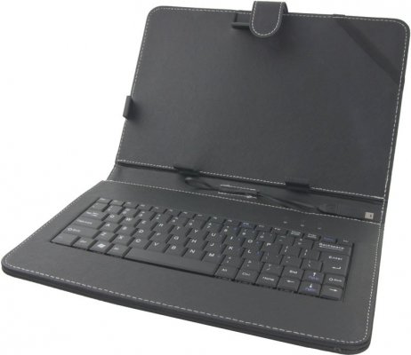 Esperanza KLAWIATURA + ETUI DO TABLETÓW 10,1 cal EK125 MADERA / SKÓRA         EKOLOGICZNA /  STAND / CZARNE