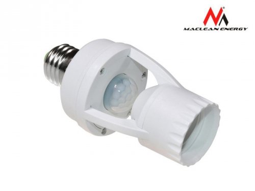 Maclean Oprawa żarówki z czujnikiem ruchu zmierzchu 360°  MCE24