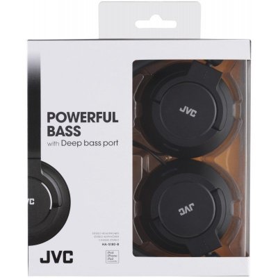 Słuchawki JVC HA-S180 Czarne