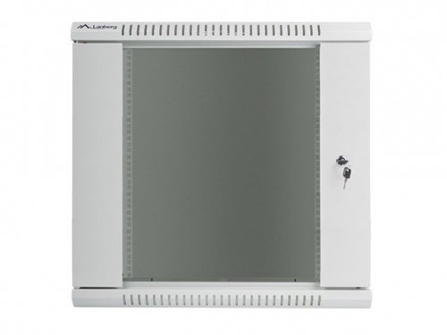 Lanberg Szafa instalacyjna wisząca 19&#039;&#039; 12U 600X450mm szara (drzwi       szklane)