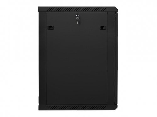Lanberg Szafa instalacyjna wisząca 19'' 18U 600X600mm czarna (drzwi      szklane)