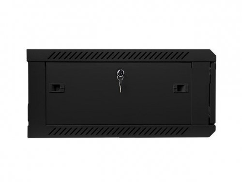 Lanberg Szafa instalacyjna wisząca 19'' 4U 600X600mm czarna (drzwi szklane)