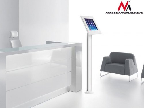 Maclean Stojak uchwyt reklamowy do tabletu podłogowy z blokadą, MC-678  iPad 2/3/4/Air/Air2
