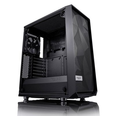 Fractal Design Meshify C Blackout Tempered Glass 2.5'/3.5' drive capacity  uATX/ATX/ITX