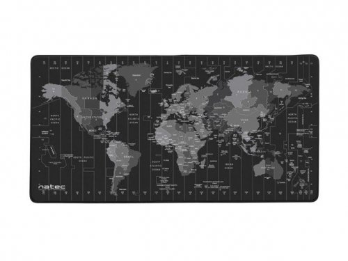 Natec Podkładka pod mysz Time zone Map Maxi 800x400