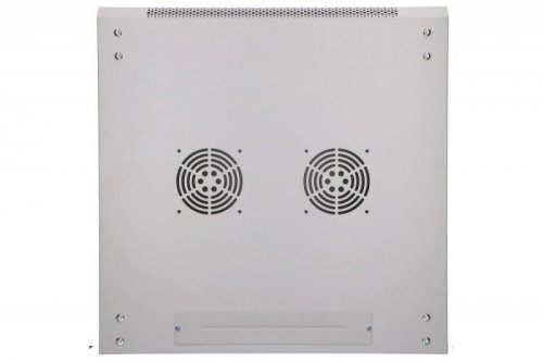 Extralink Szafka wisząca rack 4U 600x600 szara szklane drzwi