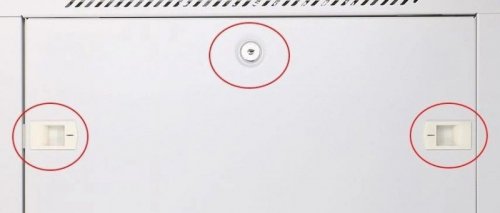 Extralink Szafka wisząca rack 9U 600x600 szara szklane drzwi