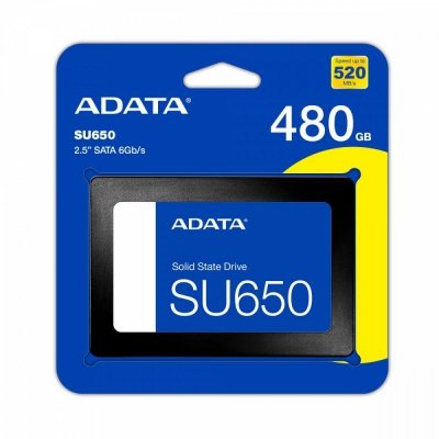 Adata Dysk SSD Ultimate SU650 480G 2.5 S3 3D TLC Retail