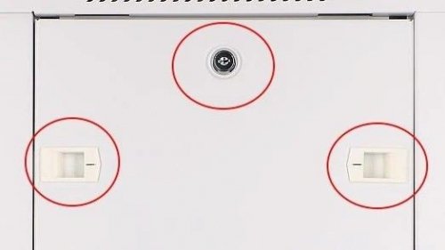 Extralink Szafka wisząca rack 12U 600x450 szara szklane drzwi