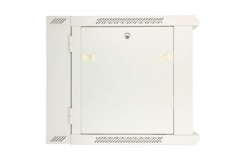 Extralink Szafka wisząca rack 12U 600x600 szara dwusekcyjna