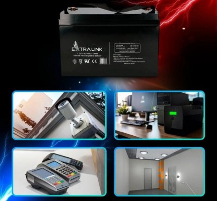 Extralink Akumulator AGM 12V 100AH