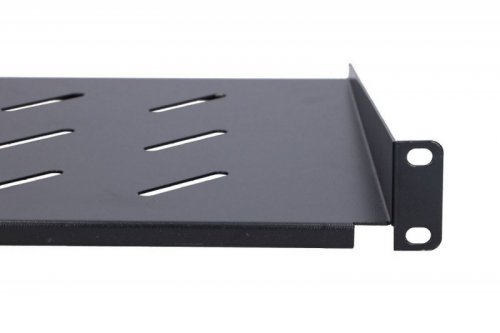 Extralink Półka rack 1U do szaf wiszących czarna 25cm