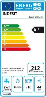 Indesit Zmywarka DSIO3T224CEID