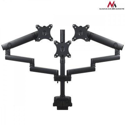 Maclean Uchwyt biurkowy na 3 monitory MC-811