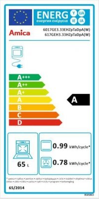 Amica Kuchnia gazowo-elektryczna 617GEH3.33HZpTaDpA(W)