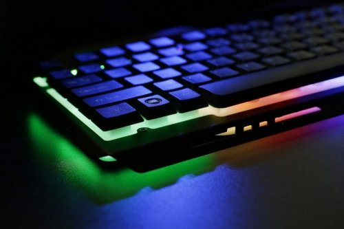 YENKEE Klawiatura YKB 3200 SHADOW metalowa, podświetlenie LED