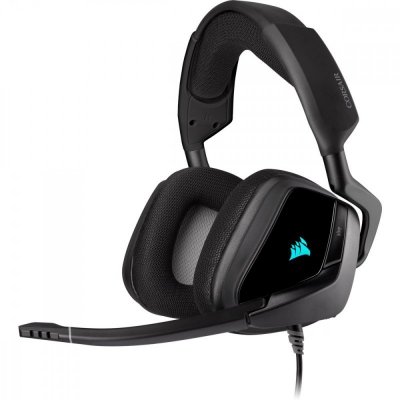 Słuchawki Corsair Zestaw słuchawkowy Surround 7.1 VOID RGB ELITE USB CARBO
