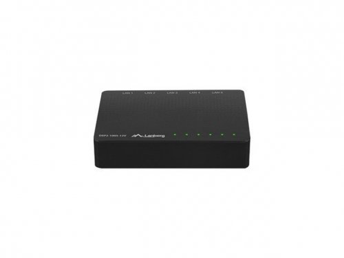 Lanberg Switch 5X 1GB/S GIGABIT 12V Ethernet DSP2-1005-12V