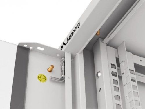 Lanberg Szafa instalacyjna RACK wisząca 19 cali 4U 570x600 szara WFFA-5604-10S