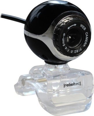 Rebeltec Kamera Internetowa VISION typ sensora CMOS rozdzielczość 640x480, Focus:od 3cm do nieskończoności, 30 klatek/s, wbudowa