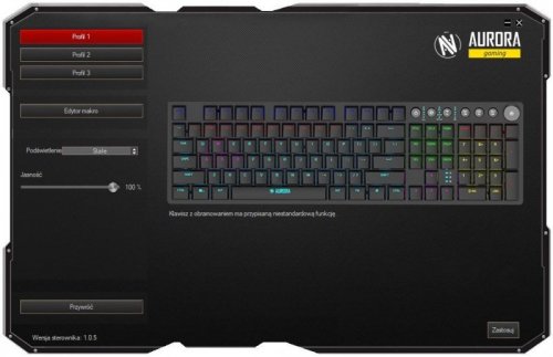 iBOX Klawiatura  Aurora K6 Gamming