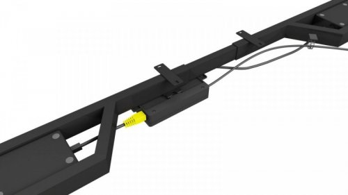 IcyBox Stelaż pod biurko z elektryczną regulacją  wysokości  IB-EW206B-T