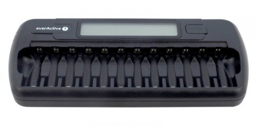 everActive Ładowarka procesorowa NC-1200 do 12 akumulatorków AA/AAA